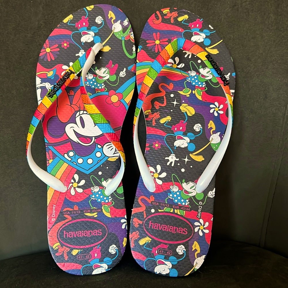 NEW Havaianas Flip Flops - Disney Collection 11/12